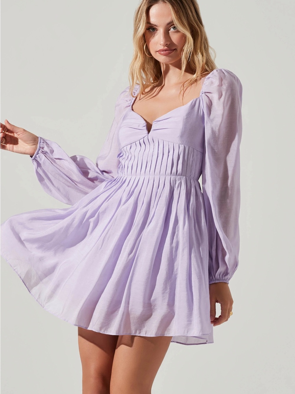 ASTR the label Carina Dress in Lavender Sz S NWT